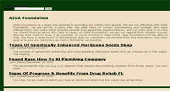 Desktop Screenshot of aigafoundation.org